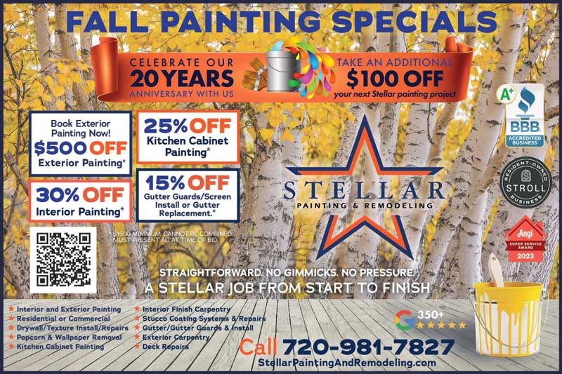 Stellar Painting Specials Ad